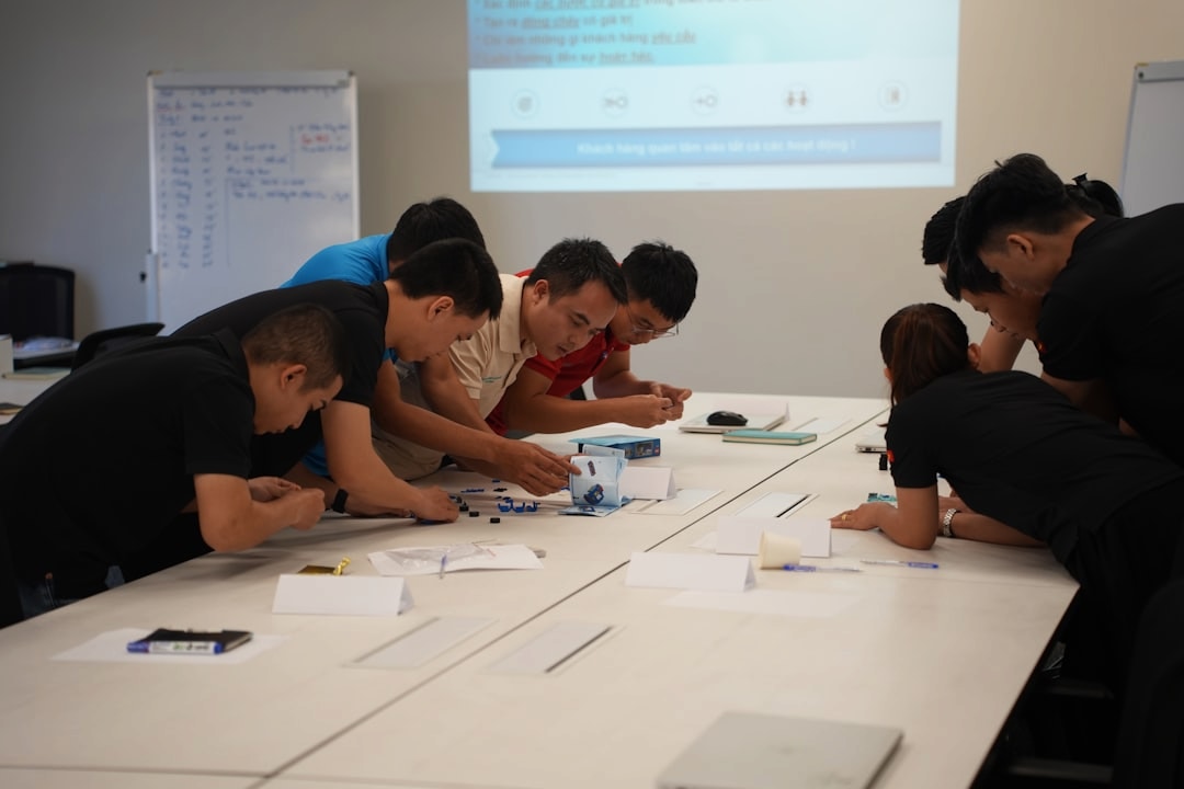 Strategieplanung an Whiteboard